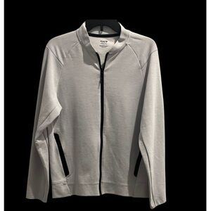 New Men’s Old Navy Small Active Light Gray Dynamic Fleece Jacket